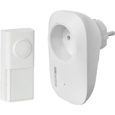 Draadloze Deurbel met Knop SCS SENTINEL EcoBell 100 100 m
