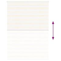 VidaXL Zebra rolgordijn 155x200 cm stofbreedte 150,9 cm marmerbeige - thumbnail