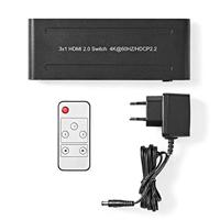 Nedis HDMI-Switch | 3 poorts | 3x HDMI Input | 1x HDMI Output | 1 stuks - VSWI3473AT VSWI3473AT - thumbnail