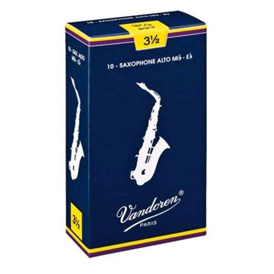 Vandoren Traditional rieten voor alt-saxofoon 3.5, 10 stuks Vandoren Traditional rieten voor alt-saxofoon 3.5, 10 stuks