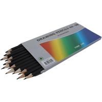 Creativ Company Tekenpotlood, b,2b,4b,5b,6b,8b,9b,hb,h,2h,3h,4h, 12 stuk/ 1 doos - thumbnail