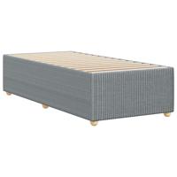 Bedframe zonder matras 80x200 cm stof lichtgrijs - thumbnail