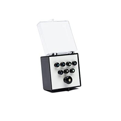 Martin Strings 18APP42 Pearl Inlaid Bridge & Endpins Black brugpinnen set (8 stuks)