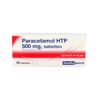 Healthypharm Paracetamol 500mg 50 Tabletten - thumbnail