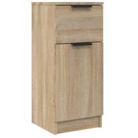 Dressoir 30x30x70 cm bewerkt hout sonoma eikenkleurig - thumbnail