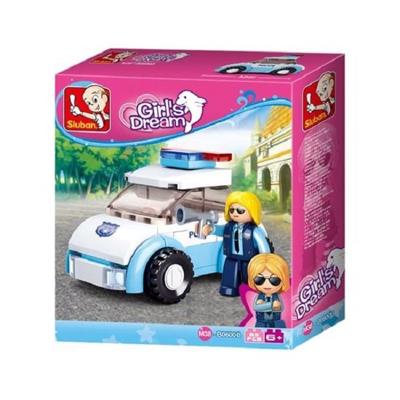 Sluban Girls Dream Serie M38-B0600B Politievrouw met Politiewagen 69-delig
