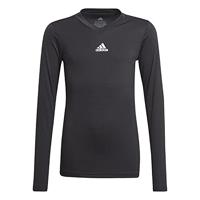 adidas Team Ondershirt Lange Mouwen Kids Zwart - thumbnail