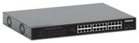 Intellinet 24-Port Gigabit Ethernet PoE+ Switch mit 2 SFP-Ports PoE-Strombudget 370 W 19 19 netwerk switch 10 / 100 / 1000 MBit/s IEEE 802.3af (15.4 W), IEEE - thumbnail