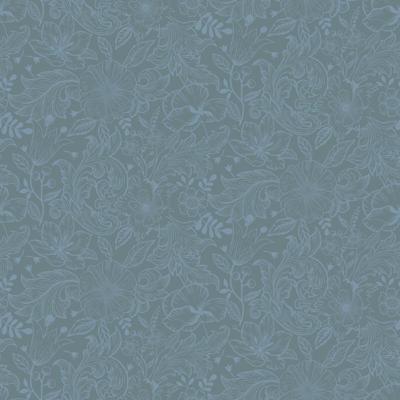 Dutch Wallcoverings Angas - Wilma Blue - Blauw