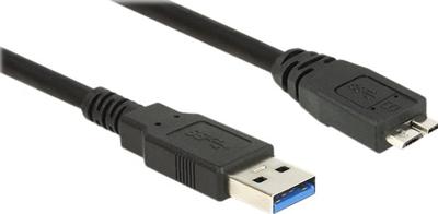 Delock 85074 Kabel USB 3.0 Type-A male > USB 3.0 Type Micro-B male 2,0 m zwart