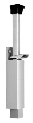 Dulimex Luxe deurvastzetter schootuitslag van 90 mm zilvergrijs