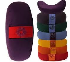 Yogi & Yogini Meditatiekussen Violet Halve Maan Katoen - 7e Chakra - Yogi & Yogini Meditatiekussen Violet Halve Maan Katoen - 7e Chakra -