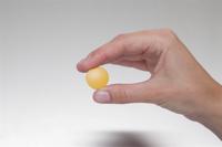 MAUL magneet Solid, 24 mm, trekkracht 600 gr, doos van 10 stuks, geel - thumbnail