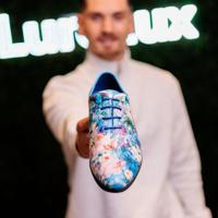 Azure Bloom Lureaux - Handgemaakte Nette Schoenen Voor Heren - thumbnail