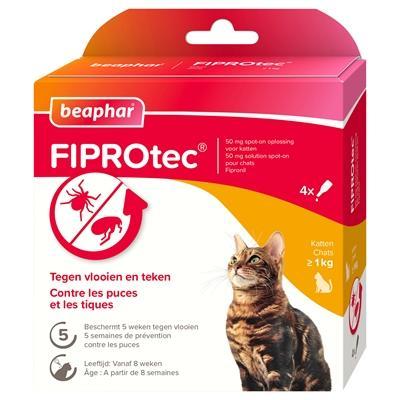 Beaphar fiprotec kat tegen vlooien & teken