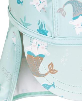 Playshoes zwemcap eenhoorn en zeemeermin mint-53 cm