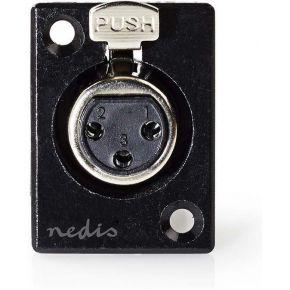 Nedis XLR-Connector | Female | Chassis | 5.0 mm | 1 stuks - COTP15911BK COTP15911BK Nedis XLR-Connector | Female | Chassis | 5.0 mm | 1 stuks - COTP15911BK COTP15911BK
