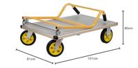Stanley PC512 Platform Truck | 350 kg - 83.500.06 - thumbnail