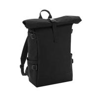 Atlantis BG858 Block Roll-Top Backpack - Black/Black - 28 x 48 x 15 cm - thumbnail
