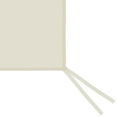 Prieelzijwand met ramen 4x2 m crèmekleurig