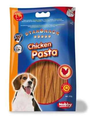 Nobby Starsnack Kip Pasta, 70097, Hersluitbare vershoudzak, 113 g, Rood