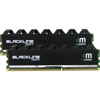 Mushkin 16 GB DDR4-2400 Kit werkgeheugen MBA4U240FFFF8GX2, Blackline Mushkin 16 GB DDR4-2400 Kit werkgeheugen MBA4U240FFFF8GX2, Blackline