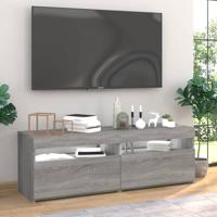 Tv-meubels 2 st met LED-verlichting 60x35x40 cm grijs sonoma - thumbnail
