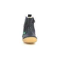 Leren laarzen Socool Cho KICKERS® 1e stappen voor jongensbaby's marineblauw - thumbnail