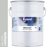 Ruwol Betonverf Lichtgrijs (RAL 7035) 20 liter - thumbnail