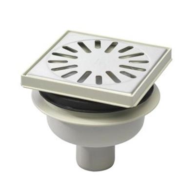 Doucheput Aquaberg ABS Vloerput ABS Opzetstuk RVS Rooster Onderuitlaat 50mm Verstelbaar 146x146mm PPC Reukafsluiter