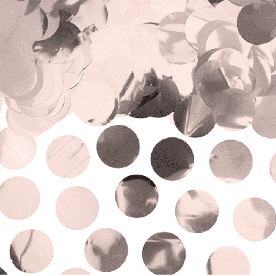 PartyDeko Confetti Roségoud