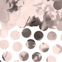PartyDeko Confetti Roségoud - thumbnail