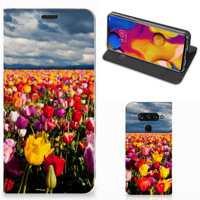 LG V40 Thinq Smart Cover Tulpen - thumbnail