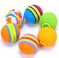 Nobleza Kattenspeelgoed - Regenboog balletjes - Schuim - 6 Stuks - thumbnail