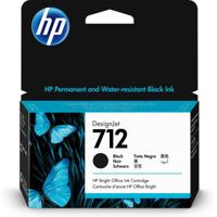 HP Inktcartridge 712 Origineel Zwart 3ED70A - thumbnail