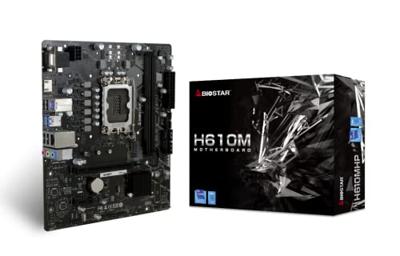 BioStar H610MHP 2.0 Moederbord Socket Intel 1700 Vormfactor Micro-ATX Moederbord chipset Intel® H610