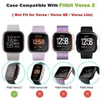Fitbit Versa 2 Soft TPU case (volledig beschermd) - Roze - thumbnail
