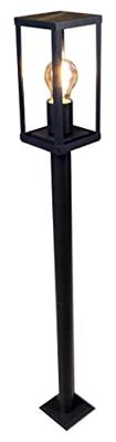 ECO-Light 5100112 KARO Wegverlichting E27 Zwart, Hout ECO-Light 5100112 KARO Wegverlichting E27 Zwart, Hout