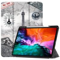 3-Vouw sleepcover hoes - iPad Pro 12.9 inch (2021) - Eiffeltoren - thumbnail