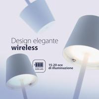 Tafellamp securit feline led opl dimbaar wit - thumbnail