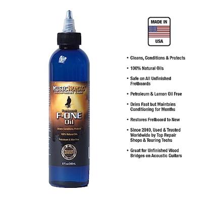 MusicNomad MN151 F-one Oil Cleaner & Conditioner Tech Size schoonmaakmiddel voor gitaartoets