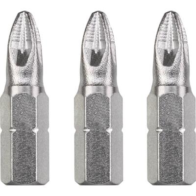 Schroefbit pozidrive Nr. 3 25 mm 1/4 inch 3 stuks kaart Eurofix - Eurofix Schroefbit pozidrive Nr. 3 25 mm 1/4 inch 3 stuks kaart Eurofix - Eurofix