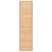 VidaXL Tapijt 80x300 cm bamboe bruin - thumbnail
