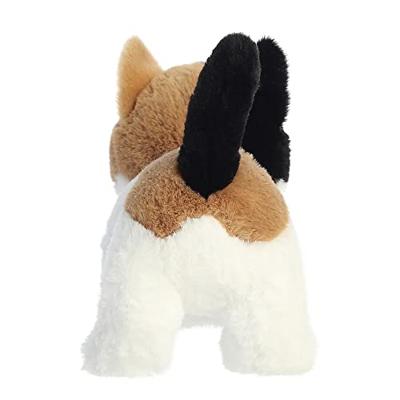 Eco Nation Pluchen knuffel - lapjeskat - 22 cm - thumbnail