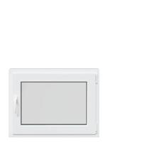 Kelderraam "RISOR" 80x60 cm draai-kiep DIN rechts antraciet - thumbnail