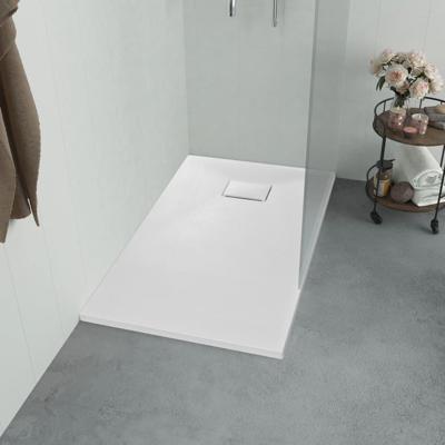 VidaXL Douchebak 100x70 cm smc wit