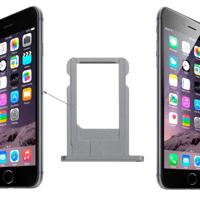 Kaart lade vervanging voor iPhone 6(Grey) - thumbnail