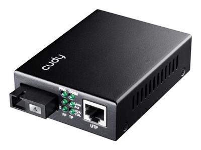 Cudy MC100GSB-60A netwerk media converter 1000 Mbit/s Multimode, Single-mode Zwart