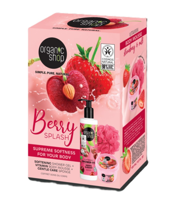 Organic Shop Berry Splash Supreme Softness Giftset Organic Shop Berry Splash Supreme Softness Giftset
