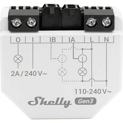Shelly Shelly EM Gen3 - (1 x 50A CT included) Elektriciteitsmeter Bluetooth, WiFi Shelly Shelly EM Gen3 - (1 x 50A CT included) Elektriciteitsmeter Bluetooth, WiFi